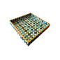 Blue Green Meenakari Style Wooden Tray (10X10 inches)