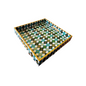 Blue Green Meenakari Style Wooden Tray (12X12 inches)